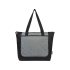 Двухцветная эко-сумка Reclaim на молнии объемом 15 л, изготовленная из переработанных материалов по стандарту GRS, серый яркий, серый яркий, переработанный полиэстер 600d