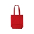 Складывающаяся сумка Skit из хлопка на молнии, красный, красный, 100% хлопок