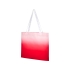 Эко-сумка Rio с плавным переходом цветов, красный, красный, полиэстер