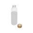 Набор Lunch time 2.0, сумка- бежевый, бутылка- прозрачный, белый, натуральный, ланчбокс с приборами- натуральный, бежевый, сумка- нетканый материал- 100% переработанный пластик, бутылка- стекло, силикон, бамбук, ланчбокс с приборами- 50% пшеничное волокно, 50% пластик, крышка из бамбука