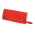 Складная хлопковая сумка для шопинга Gross с карманом, красный, натуральный/красный, 100% хлопок