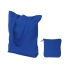 Складывающаяся сумка Skit из хлопка на молнии, синий, синий, 100% хлопок