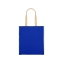 Сумка для шопинга Twin двухцветная из хлопка, 180 г/м2, синий/натуральный, синий/натуральный, 100% хлопок