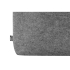 Шоппер фетровый Stratum горизонтальный из переработанного пластика, серый, 100% rpet полиэстер