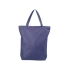 Нетканая сумка-тоут Privy с короткими ручками и застежкой-молнией, ярко-синий, нетканый полипропилен (спанбонд)