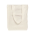 Сумка на молнии Zipper из хлопка 280 г c карманом на молнии спереди, натуральный, натуральный, 100% хлопок