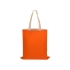 Сумка для шопинга Twin двухцветная из хлопка, 180 г/м2, оранжевый/натуральный, оранжевый/натуральный, 100% хлопок