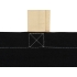 Сумка для шопинга Twin двухцветная из хлопка, 180 г/м2, черный/натуальный, черный/натуральный, 100% хлопок