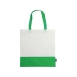 Сумка-шоппер двухцветная Revive из нетканого переработанного материала, зеленый, зеленый, нетканый переработанный материал rpet