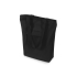 Сумка на молнии Zipper из хлопка 280 г c карманом на молнии спереди, черный, черный, 100% хлопок
