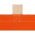 Сумка для шопинга Twin двухцветная из хлопка, 180 г/м2, оранжевый/натуральный, оранжевый/натуральный, 100% хлопок