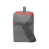 Изотермическая сумка-холодильник Classic c контрастной молнией, серый/красный, серый/красный, 600d полиэстер, peva