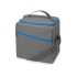 Изотермическая сумка-холодильник Classic c контрастной молнией, серый/голубой, серый/голубой, 600d полиэстер, peva