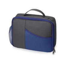 Изотермическая сумка-холодильник Breeze для ланч бокса, серый/синий