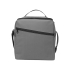 Изотермическая сумка-холодильник Classic c контрастной молнией, серый/черный, серый/черный, 600d полиэстер, peva