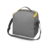 Изотермическая сумка-холодильник Classic c контрастной молнией, серый/желтый, серый/желтый, 600d полиэстер, peva