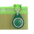Пляжный набор «Тропики» с брелоком «Сигнал», зеленый, зеленое яблоко/бежевый/белый, пвх/полиэстер/солома