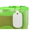 Пляжный набор «Тропики» с брелоком, зеленый, зеленое яблоко/бежевый/белый, пВХ/полиэстер/солома