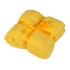 Подарочный набор с пледом, термокружкой и миндалем в шоколадной глазури Tasty hygge, желтый, плед- желтый, термокуржка- желтый/черный, плед- флис из 100% полиэстера, термокружка- пластик