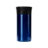 Вакуумная термокружка с кнопкой Upgrade, Waterline, темно-синий, темно-синий/черный, нержавеющая сталь/пластик