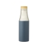 Hulan Бутылка объемом 540 мл с вакуумной изоляцией из меди и бамбуковой крышкой, синий, синий/серебристый/натуральный, нержавеющая cталь/бамбук