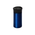 Вакуумная термокружка с кнопкой Upgrade, Waterline, темно-синий, темно-синий/черный, нержавеющая сталь/пластик