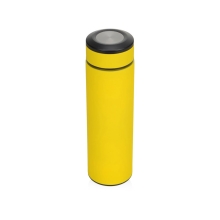 Термос Confident с покрытием soft-touch 480мл, желтый