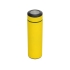 Термос Confident с покрытием soft-touch 480мл, желтый, желтый/черный/серебристый, нержавеющая cталь