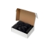 Подарочный набор с пледом, термосом Cozy hygge, черный, плед- черный, термос- черный, плед- флис из 100% полиэстера, термос- нержавеющая cталь