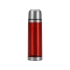 Набор Походный: термос, 2 кружки, красный (Р), красный/серебристый, пластик/нерж.сталь/полиэстер