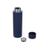 Вакуумный термос с двойными стенками и медным слоем Torso, 480 мл, темно-синий, темно-синий, нержавеющая сталь, пластик, силикон