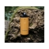 Вакуумный термос с керамическим покрытием бытовой, тм bobber, 590 мл. Артикул Bottle-590 Ginger Tonic (имбирный тоник), оранжево-желтый, нержавеющая сталь, керамика, пластик, силикон