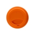 Фарфоровая кружка с двойными стенками Toronto, оранжевый, белый/оранжевый, фарфор/силикон
