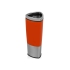 Кружка с термоизоляцией Пиренеи, красный/серебристый, красный/серебристый, нержавеющая сталь/пластик