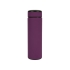 Термос Confident с покрытием soft-touch 420мл, фиолетовый, фиолетовый/черный/серебристый, нержавеющая cталь