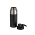 Термос Alpine flask, 530 мл, черный, черный, нержавеющая сталь, пластик