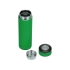 Термос Confident с покрытием soft-touch 420мл, зеленый, зеленый/серебристый, нержавеющая cталь