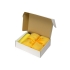 Подарочный набор с пледом, термокружкой Dreamy hygge, желтый, плед- желтый, термокружка- желтый/черный, плед- флис из 100% полиэстера, термокружка- пластик