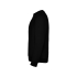 Свитшот с начесом Clasica унисекс, черный, черный, 50% хлопок 50% полиэстер