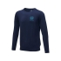 Мужской пуловер Merrit с круглым вырезом, темно-синий, темно-синий, трикотаж из 80% вискозы и 20% нейлона, размер 12
