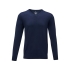 Мужской пуловер Stanton с V-образным вырезом, темно-синий, темно-синий, трикотаж из 80% вискозы и 20% нейлона, размер 12