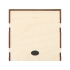 Деревянная подарочная коробка, 122 х 45 х 122 мм, натуральный, березовая фанера