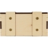 Деревянная подарочная коробка с крышкой Ларчик на бечевке, натуральный, березовая фанера