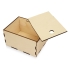 Деревянная подарочная коробка-пенал, размер М, натуральный, березовая фанера