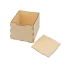 Подарочная коробка «Куб», натуральный, березовая фанера толщина 3мм
