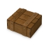 Подарочная коробка деревянная Quadro, коричневый, дерево