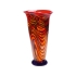 Ваза «Венера», красно-оранжевый, стекло Мурано