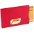Защитный RFID чехол для кредитной карты Arnox, красный