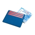 Картхолдер для денег и шести пластиковых карт Favor, синий, синий, искусственная кожа