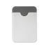 Чехол-картхолдер Favor на клеевой основе на телефон для пластиковых карт и и карт доступа, белый, белый, экокожа (пу)